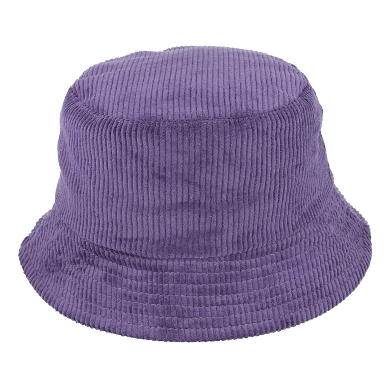Corduroy Bucket Hat In Purple - Carbon 212