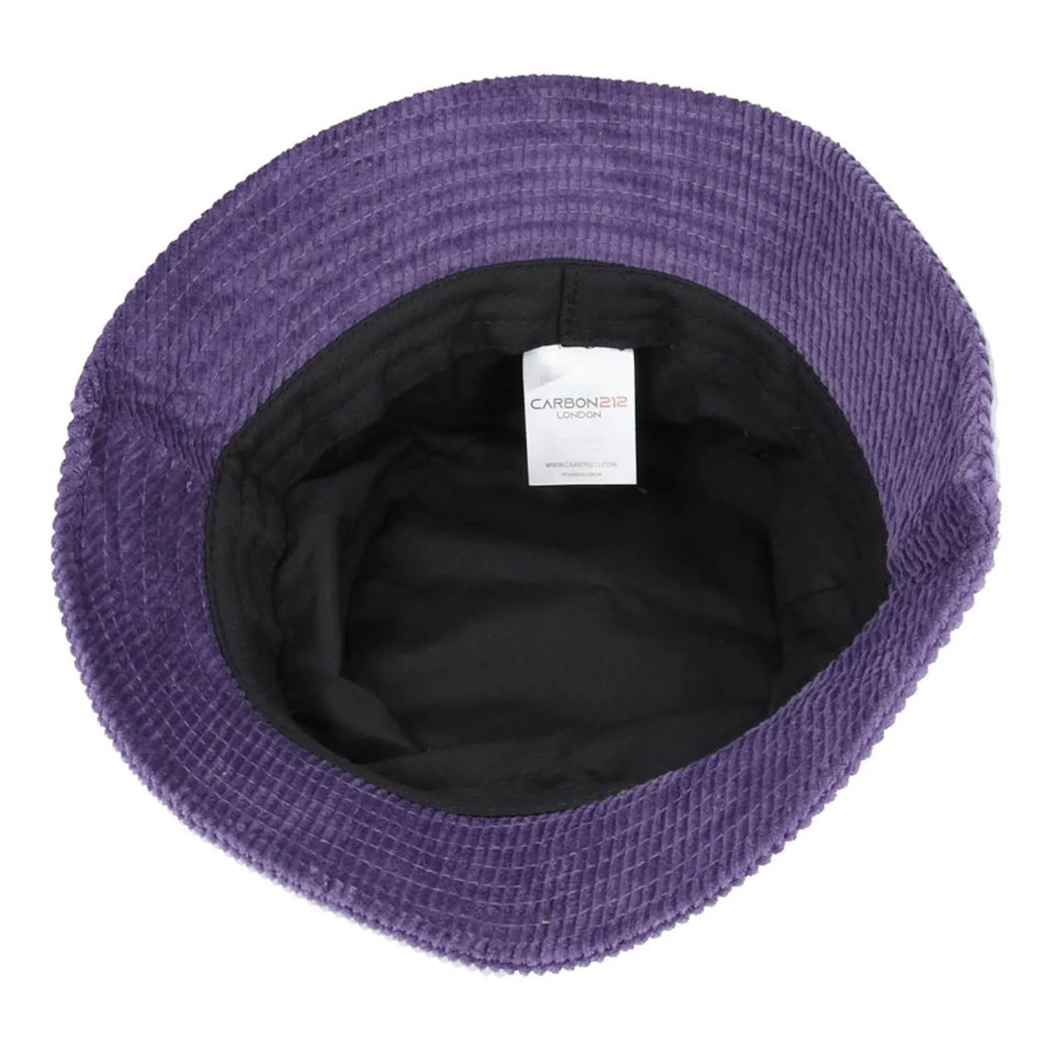 Corduroy Bucket Hat In Purple - Carbon 212