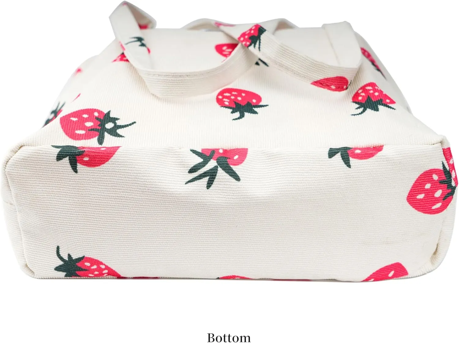 Corduroy Tote Bag Cute Tote Bags for Women Shoulder Bag with Inner Pocket for Work Beach Travel and Shopping Grocery