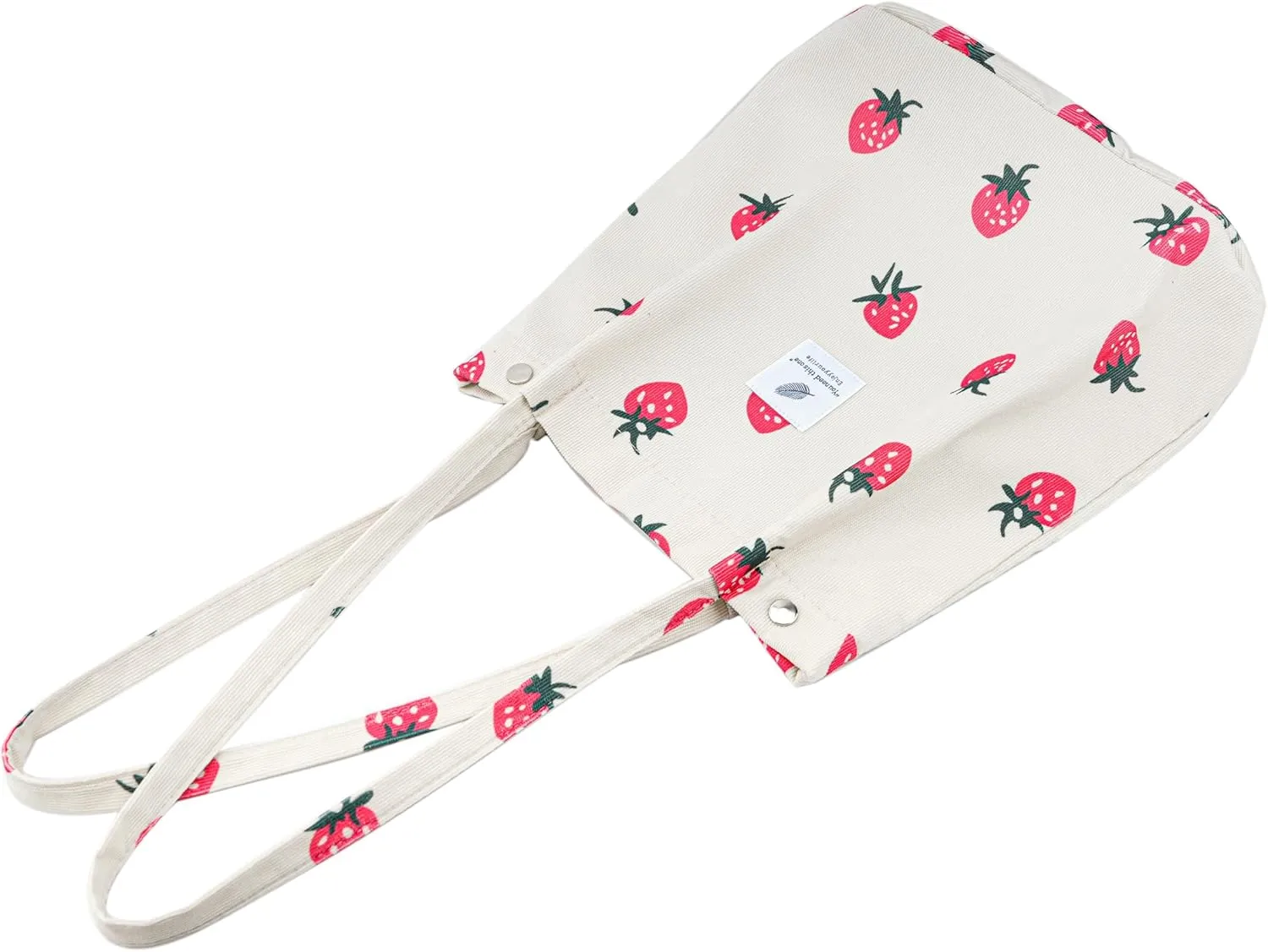 Corduroy Tote Bag Cute Tote Bags for Women Shoulder Bag with Inner Pocket for Work Beach Travel and Shopping Grocery