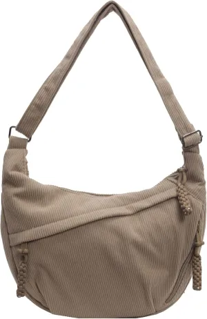 Corduroy Tote Bag for Women,Hobo Crossbody Bags for Women Unisex Shoulder Bag Cross Body Purses and Handbags