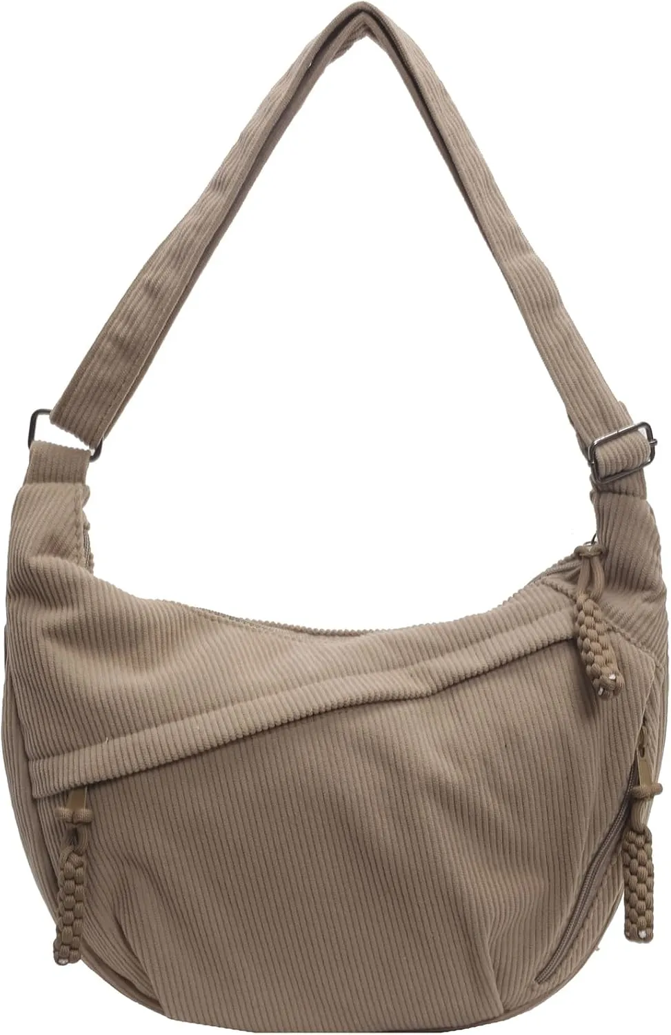 Corduroy Tote Bag for Women,Hobo Crossbody Bags for Women Unisex Shoulder Bag Cross Body Purses and Handbags
