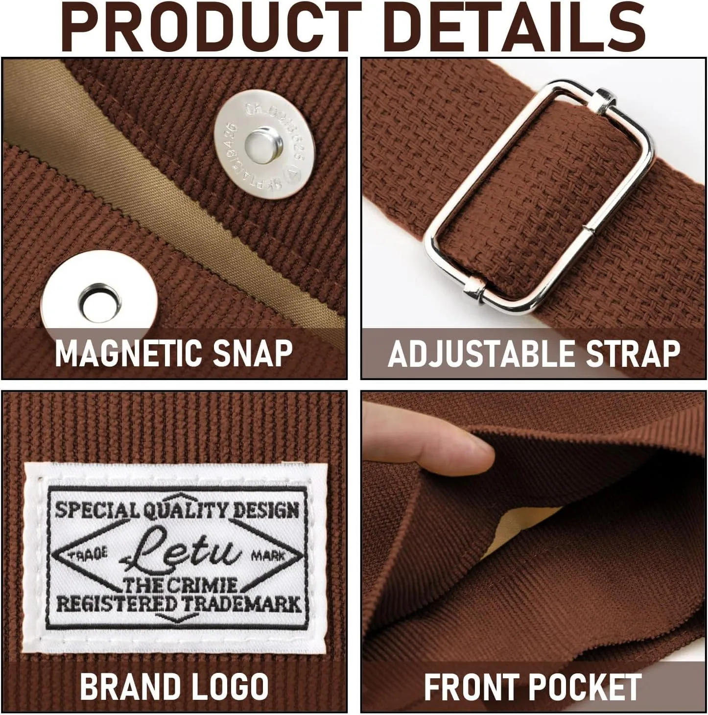Corduroy Tote Canvas Bag, Large Satchel Handbag Shoulder Bags Fashion Casual Travel Shopping Daily Bag