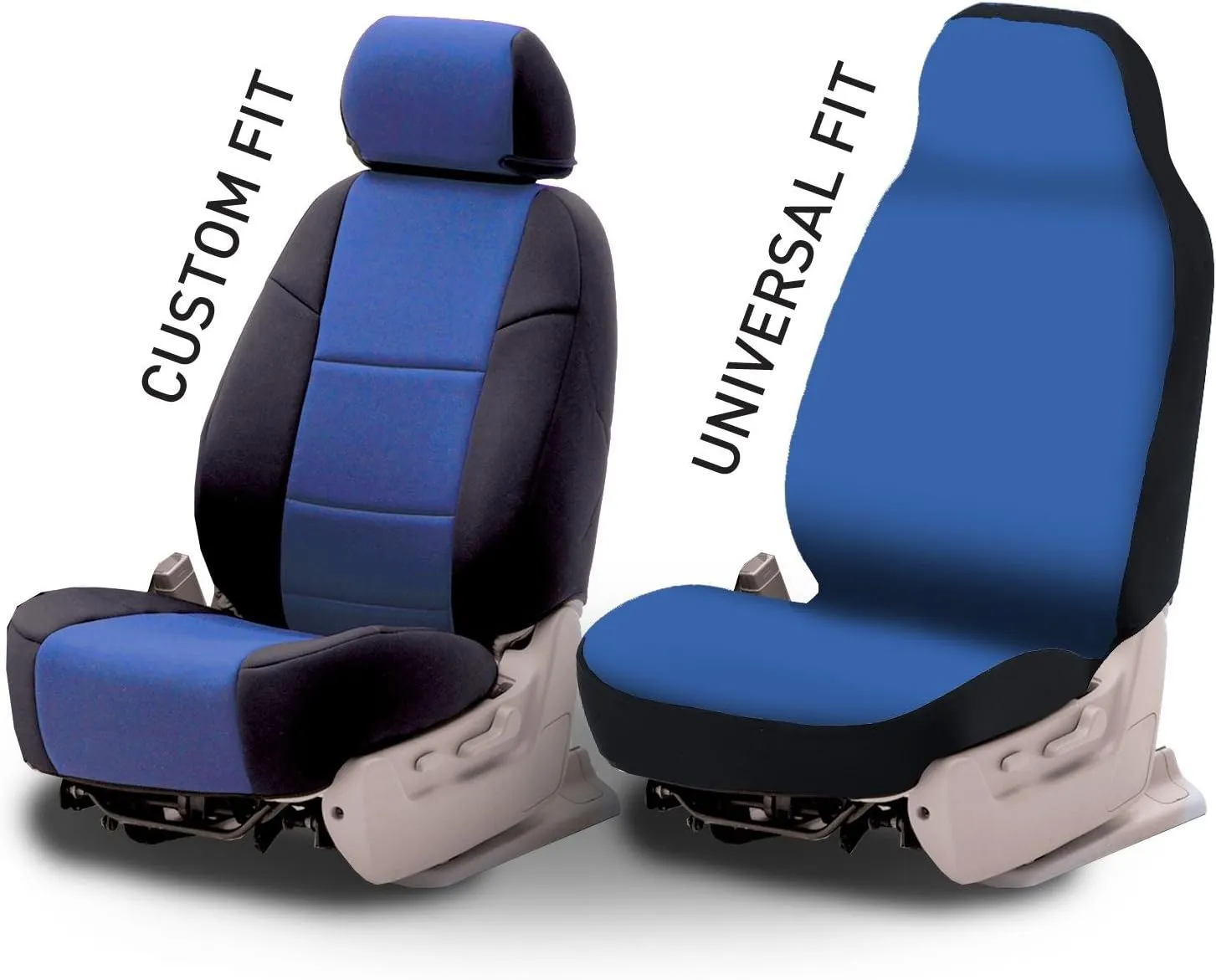 Coverking Custom Fit 50/50 Bucket Seat Cover for Select Ford Mustang Models - Alcantara (Beige)