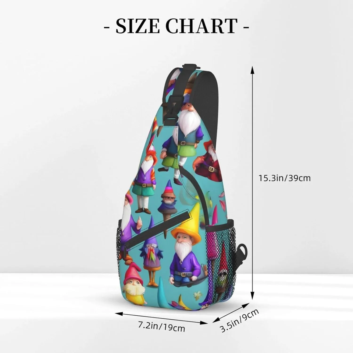 Cow Black Spot Unisex Crossbody Backpack Travel Hiking Casual Chest Bags Lightweight Fashion
