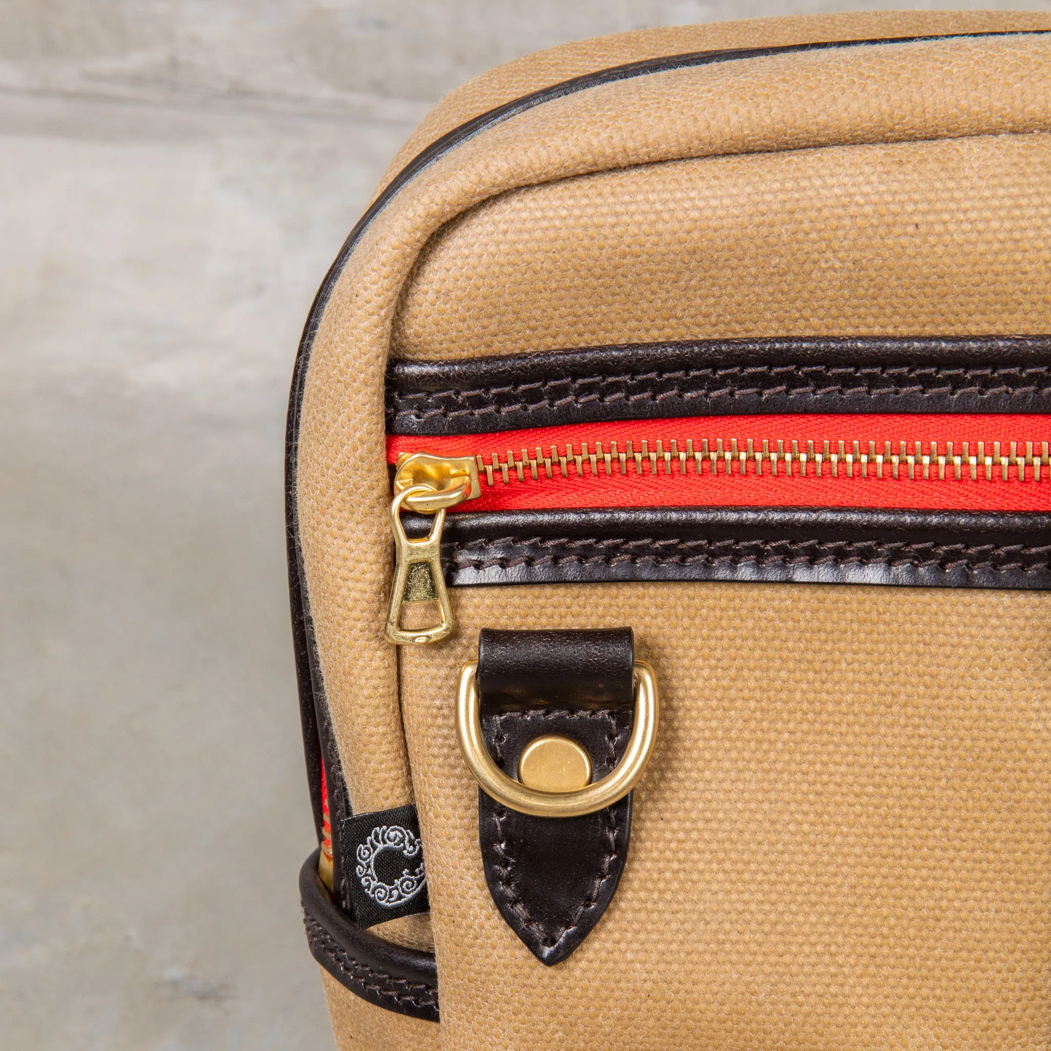 Croots Laptop bag Waxed Vintage Canvas Sand