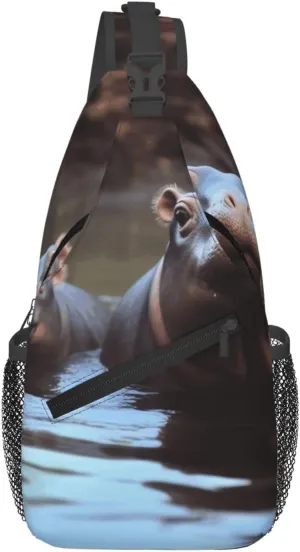 Cross Chest Bag Diagonally Sling Backpack Crossbody Shoulder Bag Beautiful Butterfly Sling Bag Travel Hiking Daypack