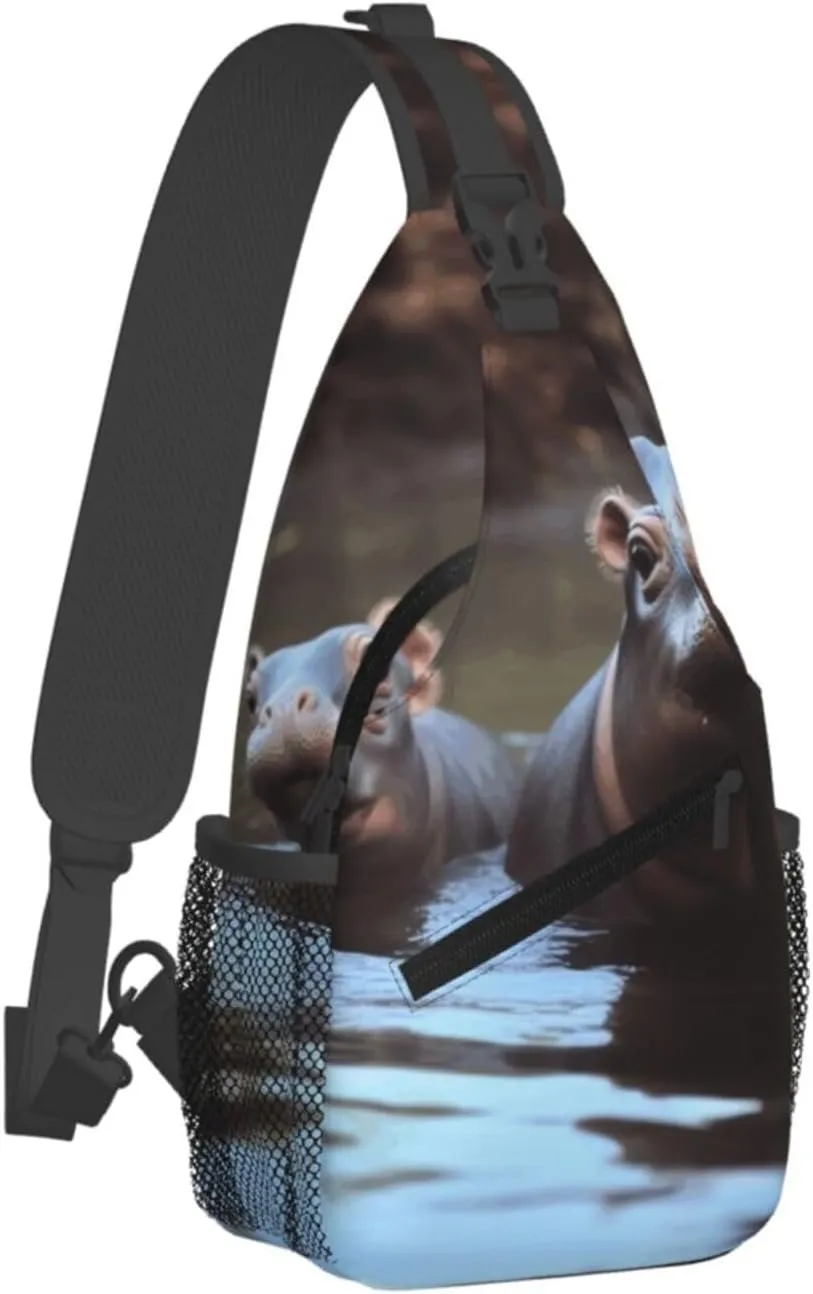 Cross Chest Bag Diagonally Sling Backpack Crossbody Shoulder Bag Beautiful Butterfly Sling Bag Travel Hiking Daypack