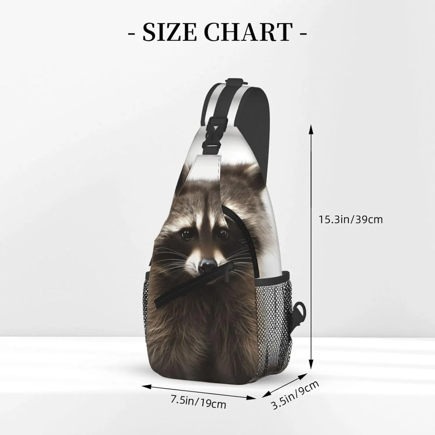 Cross Chest Bag Diagonally Sling Backpack Crossbody Shoulder Bag Horses Sling Bag Travel Hiking Daypack
