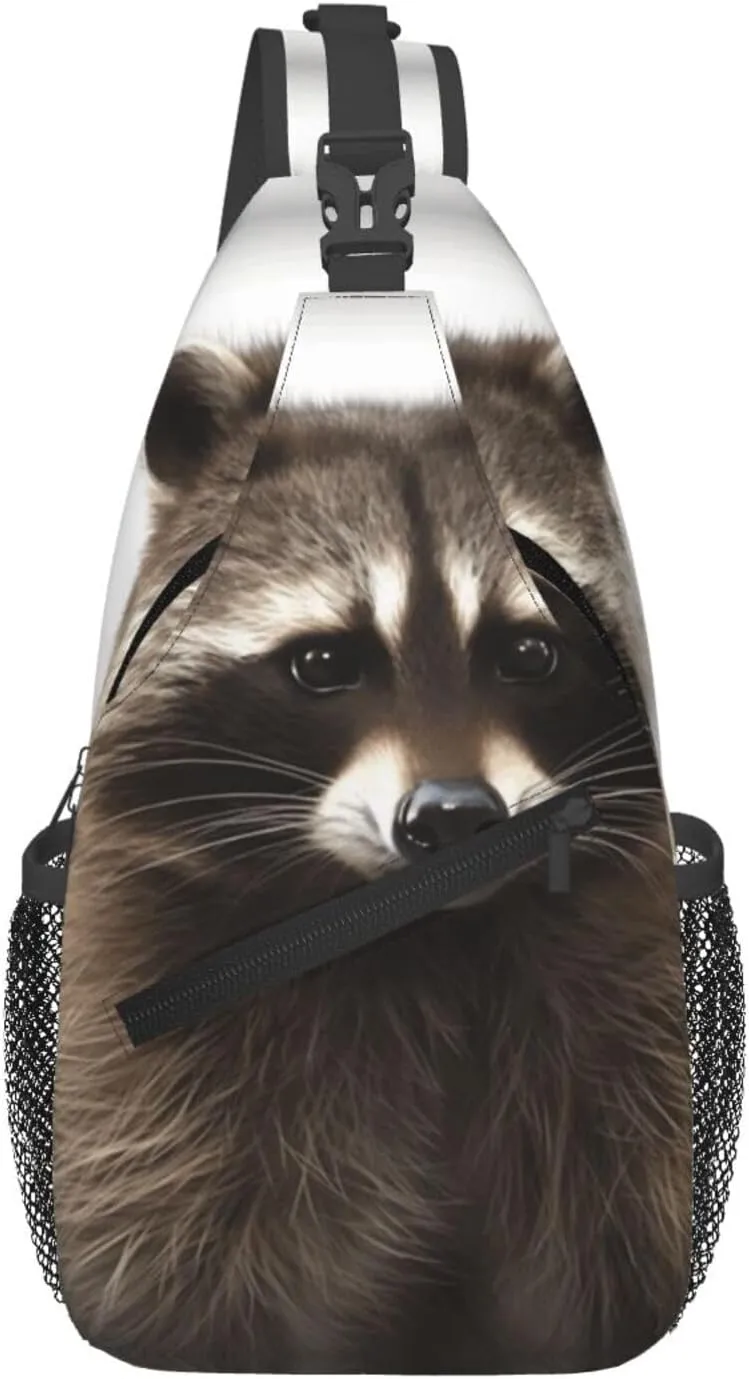 Cross Chest Bag Diagonally Sling Backpack Crossbody Shoulder Bag Horses Sling Bag Travel Hiking Daypack