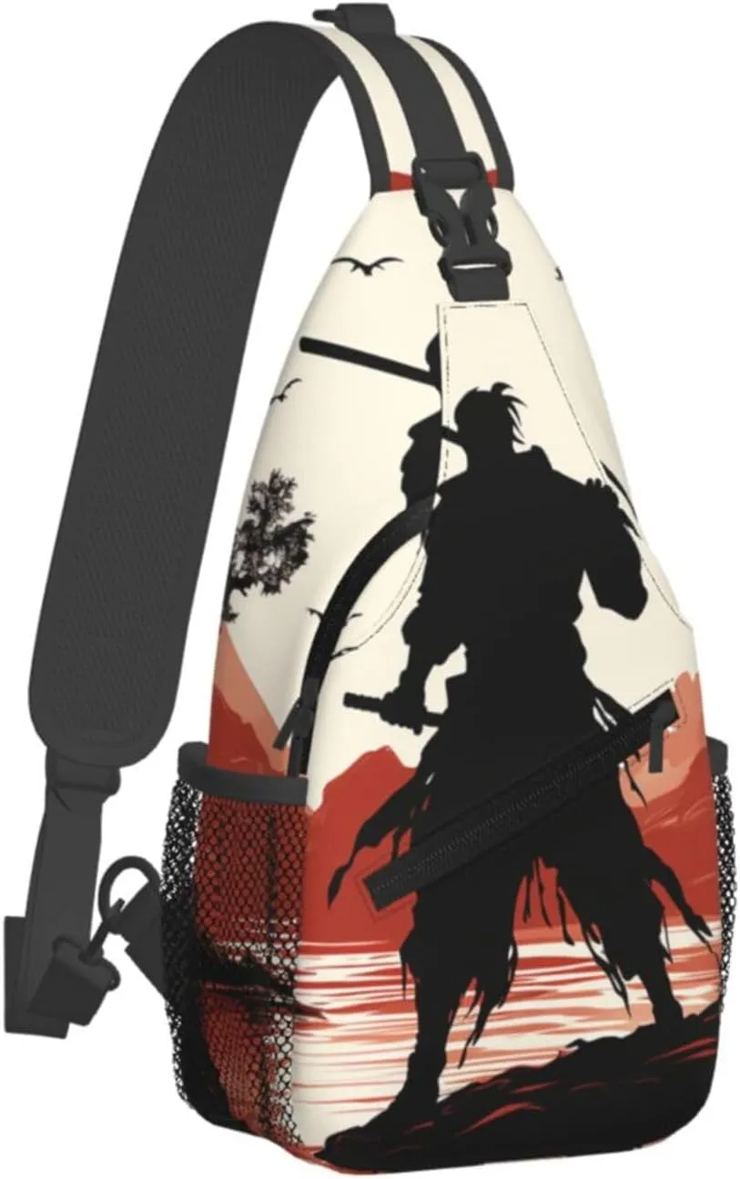Cross Chest Bag Diagonally Sling Backpack Crossbody Shoulder Bag Seals on ice Sling Bag Travel Hiking Daypack