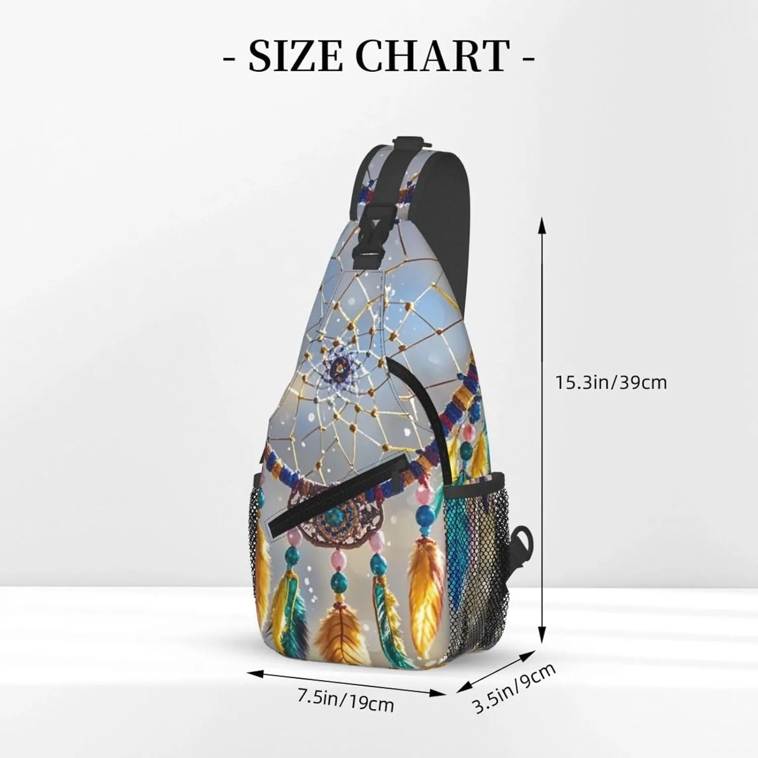 Cross Chest Bag Sling Backpack Cute Sea Animal Manatee Sling Bag Crossbody Shoulder Bag Travel Hiking Daypack