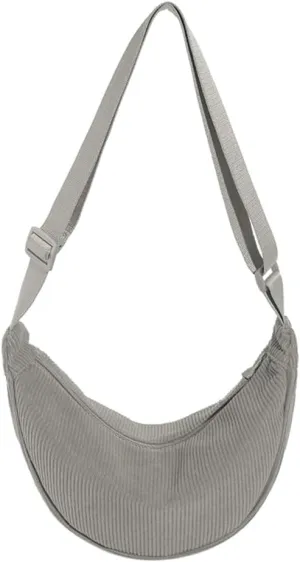 Crossbody Bag Hobo Sling Crescent Bag Women Men Trendy Small Shoulder Bag Purse Dumpling Bag Casual Handbag Adjustable Strap