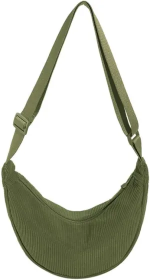 Crossbody Bag Hobo Sling Crescent Bag Women Men Trendy Small Shoulder Bag Purse Dumpling Bag Casual Handbag Adjustable Strap