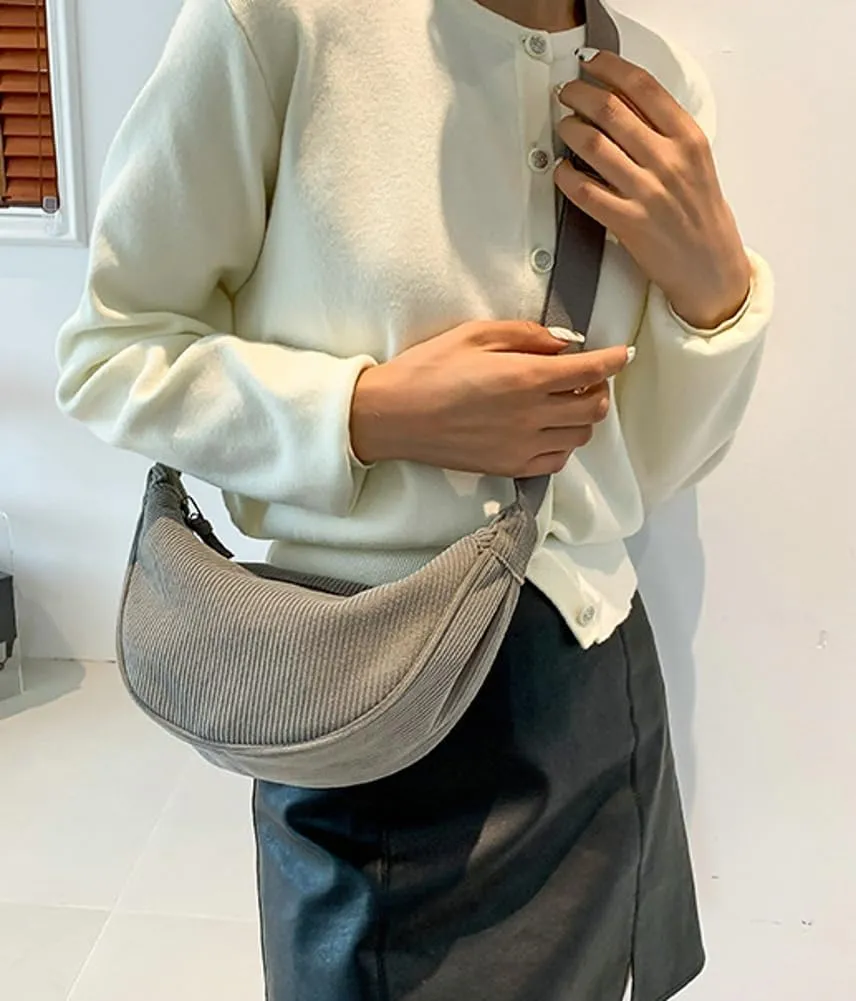 Crossbody Bag Hobo Sling Crescent Bag Women Men Trendy Small Shoulder Bag Purse Dumpling Bag Casual Handbag Adjustable Strap