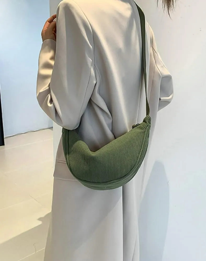 Crossbody Bag Hobo Sling Crescent Bag Women Men Trendy Small Shoulder Bag Purse Dumpling Bag Casual Handbag Adjustable Strap
