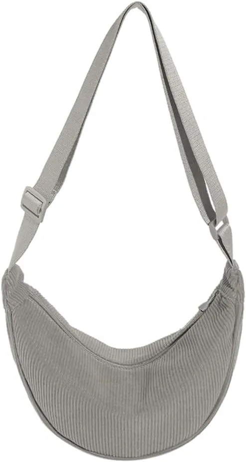 Crossbody Bag Hobo Sling Crescent Bag Women Men Trendy Small Shoulder Bag Purse Dumpling Bag Casual Handbag Adjustable Strap