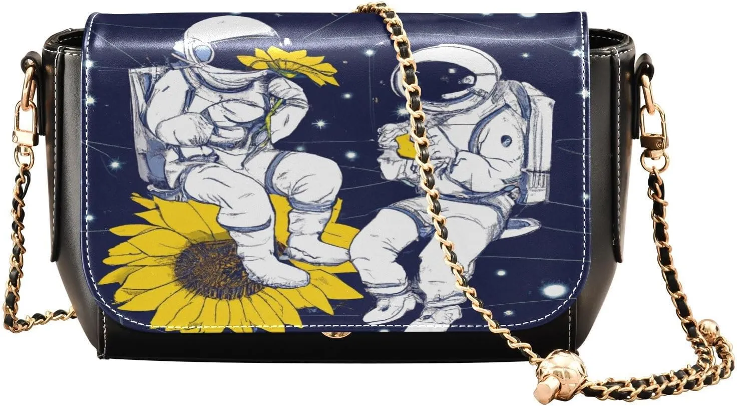 Crossbody Bags for Women Trendy Women's Black Shoulder Bag Small PU Leather Flap Cross Body Bag Handbags
