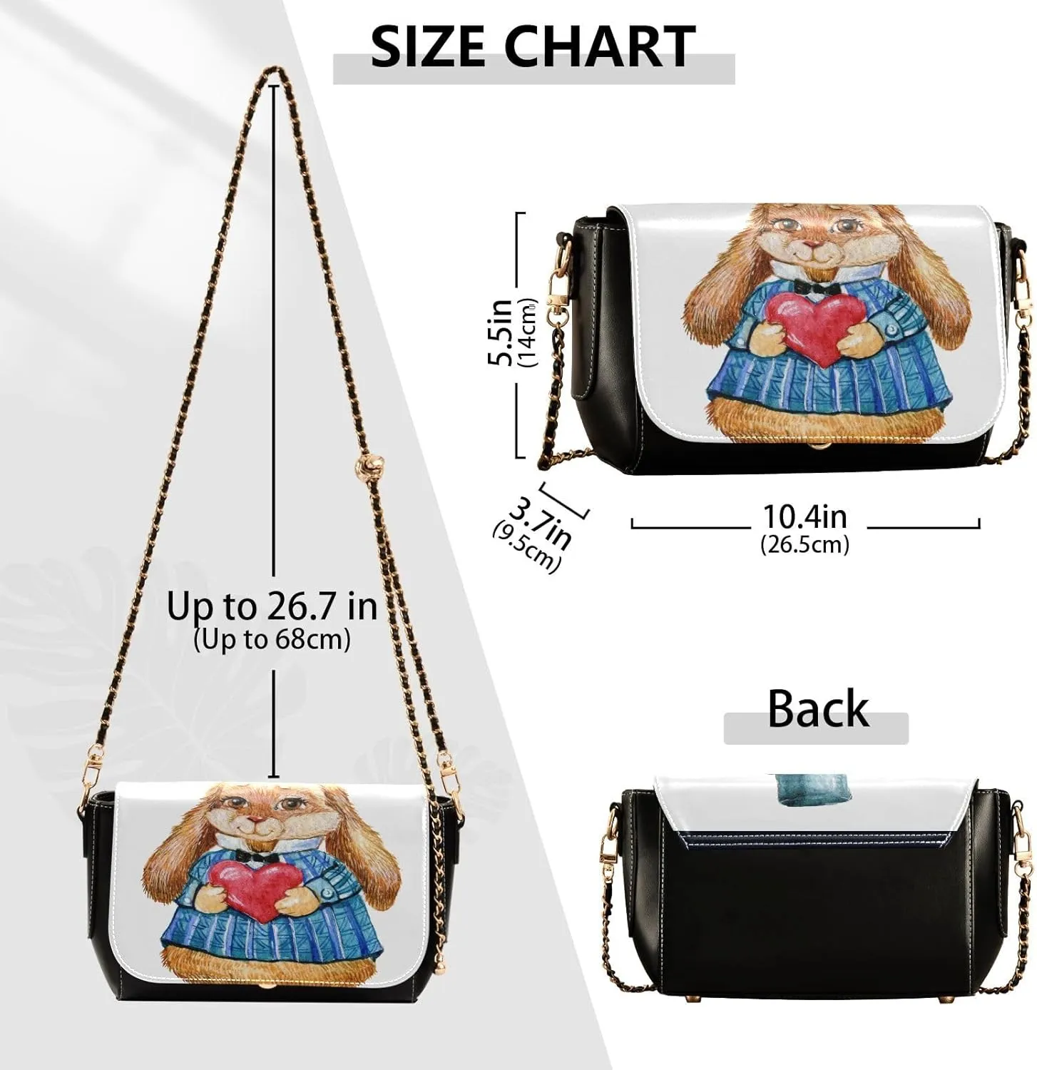 Crossbody Bags for Women Trendy Women's Black Shoulder Bag Small PU Leather Flap Cross Body Bag Handbags