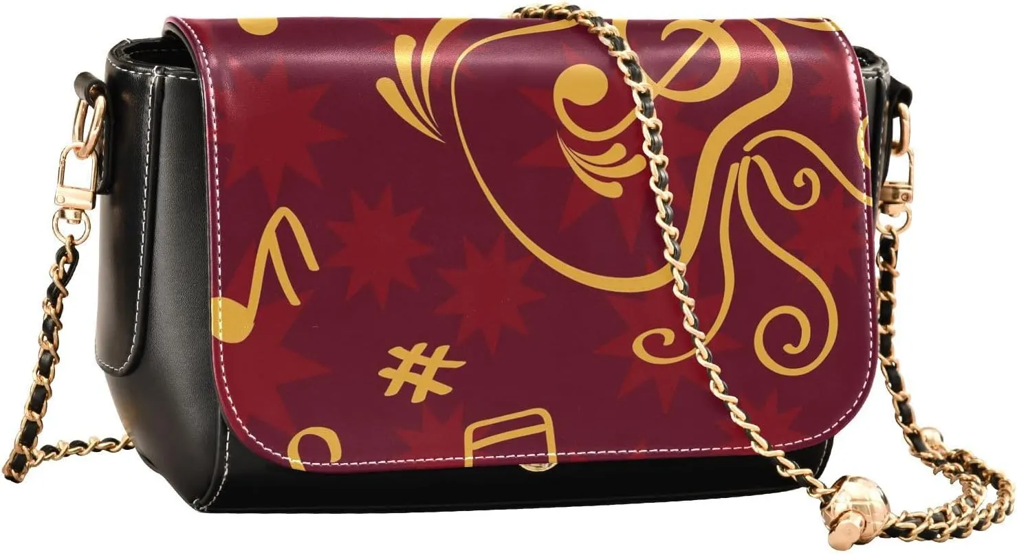 Crossbody Bags for Women Trendy Women's Black Shoulder Bag Small PU Leather Flap Cross Body Bag Handbags