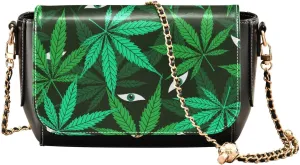 Crossbody Bags for Women Trendy Women's Black Shoulder Bag Small PU Leather Flap Cross Body Bag Handbags