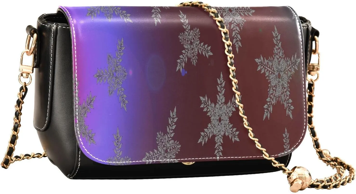 Crossbody Bags for Women Trendy Women's Black Shoulder Bag Small PU Leather Flap Cross Body Bag Handbags