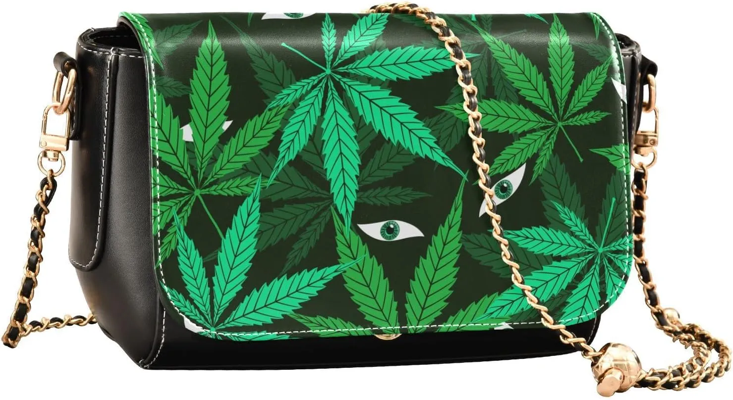 Crossbody Bags for Women Trendy Women's Black Shoulder Bag Small PU Leather Flap Cross Body Bag Handbags