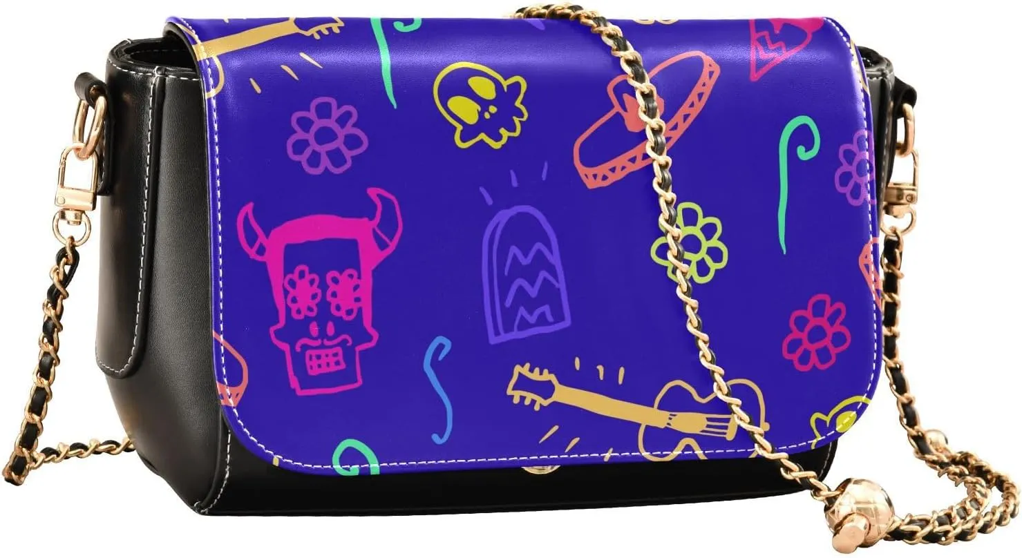 Crossbody Bags for Women Trendy Women's Black Shoulder Bag Small PU Leather Flap Cross Body Bag Handbags