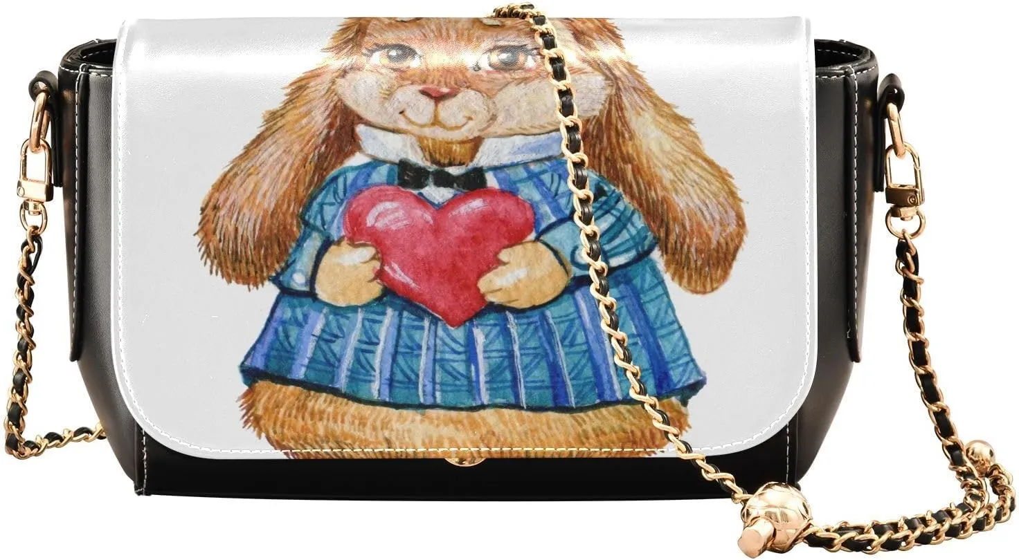 Crossbody Bags for Women Trendy Women's Black Shoulder Bag Small PU Leather Flap Cross Body Bag Handbags