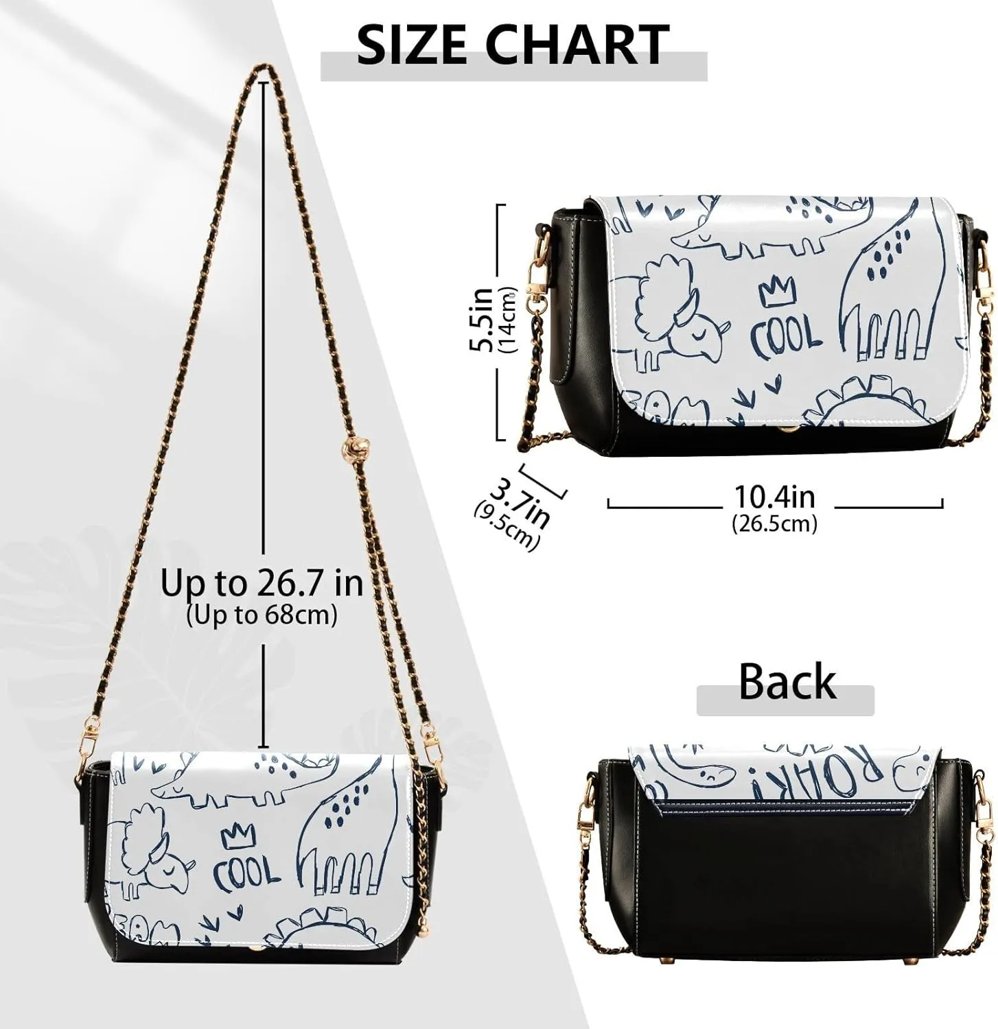 Crossbody Bags for Women Trendy Women's Black Shoulder Bag Small PU Leather Flap Cross Body Bag Handbags