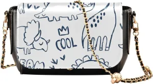 Crossbody Bags for Women Trendy Women's Black Shoulder Bag Small PU Leather Flap Cross Body Bag Handbags