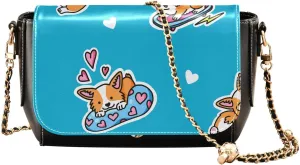 Crossbody Bags for Women Trendy Women's Black Shoulder Bag Small PU Leather Flap Cross Body Bag Handbags