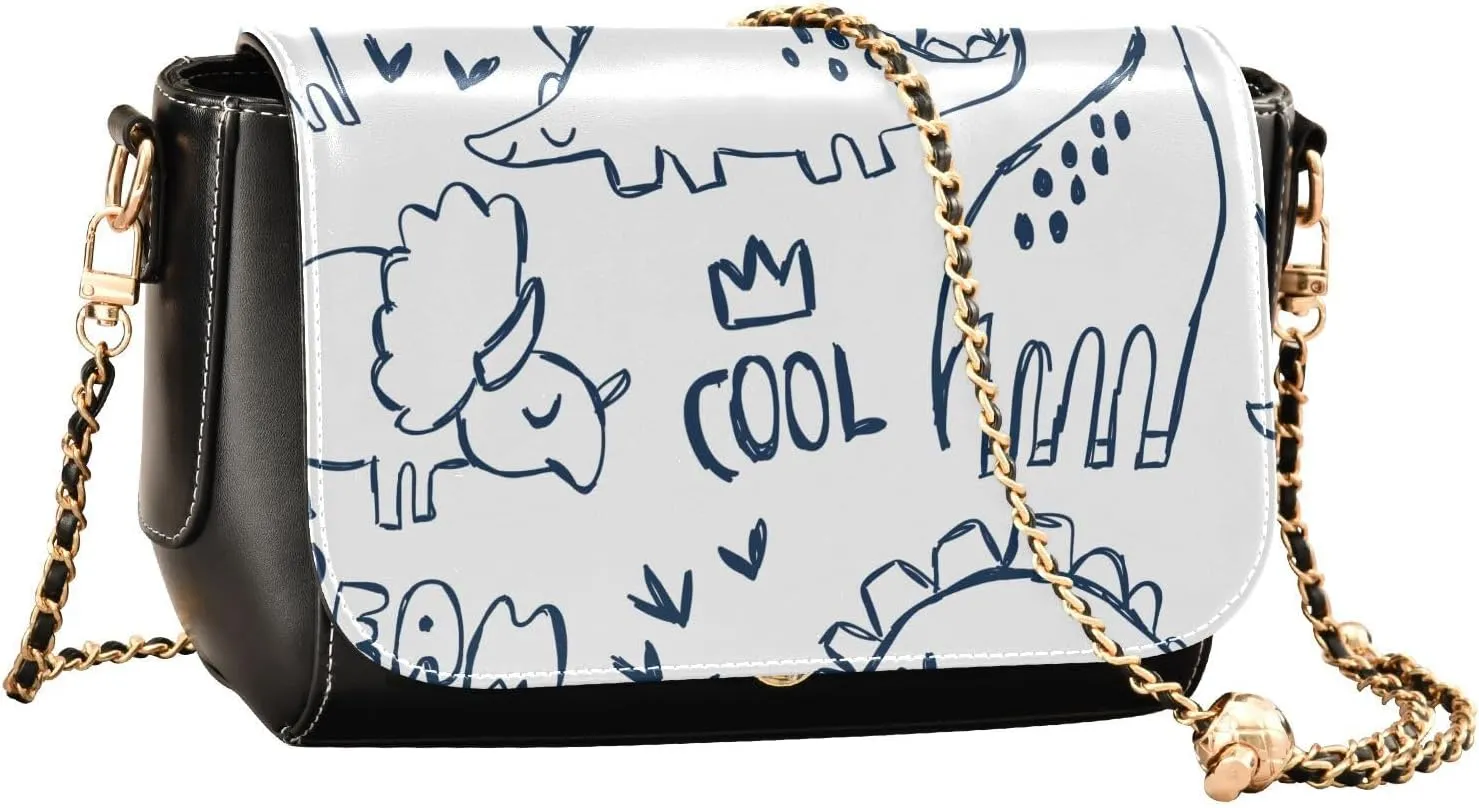 Crossbody Bags for Women Trendy Women's Black Shoulder Bag Small PU Leather Flap Cross Body Bag Handbags