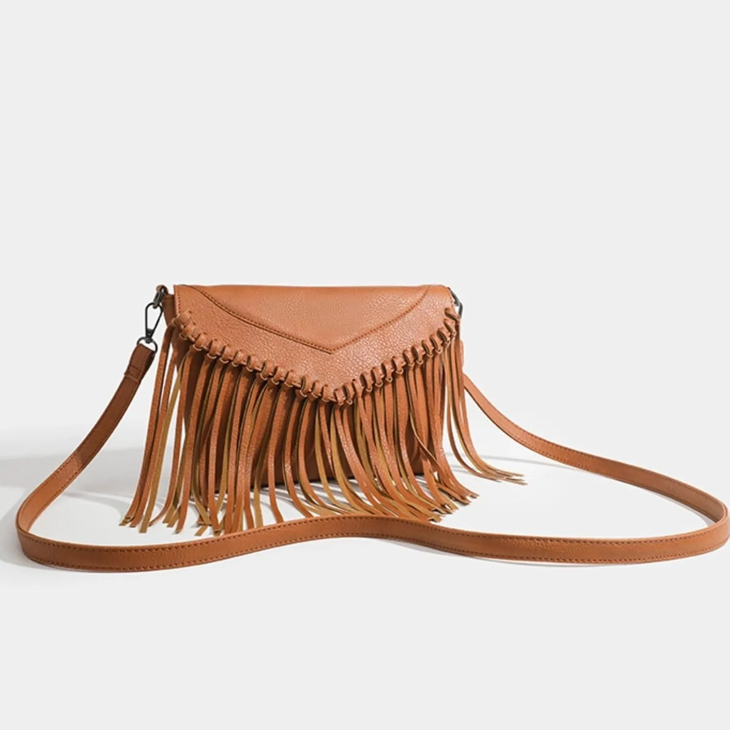 Crossbody Bags For Women with Tassels PU Leather Trendy Shoulder Bag Cross Body Bag Messenger Bag Handbags