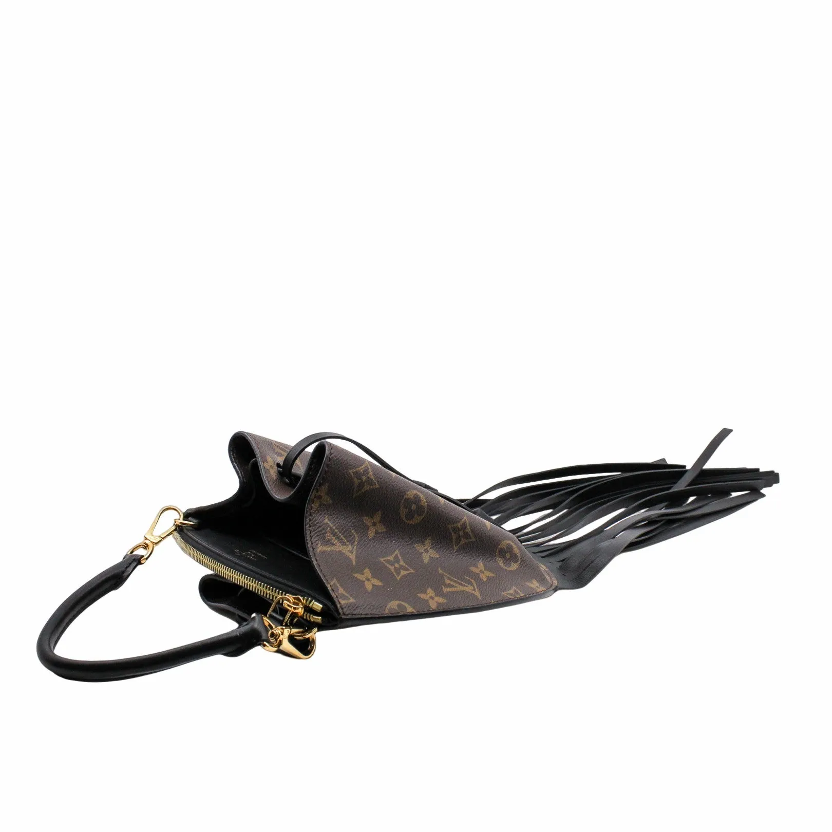 CROSSBODY two way bag with tassels monogram