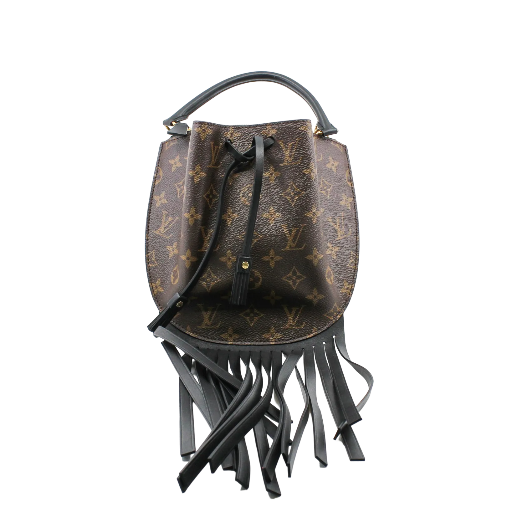CROSSBODY two way bag with tassels monogram