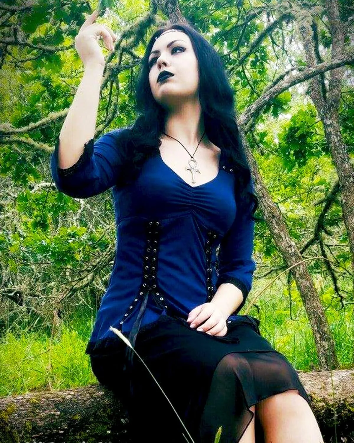 Dare to Wear Electra Corset Top: Gothic Punk Rock Steampunk Women's Tunic Shirt for Everyday Halloween Cosplay Concerts