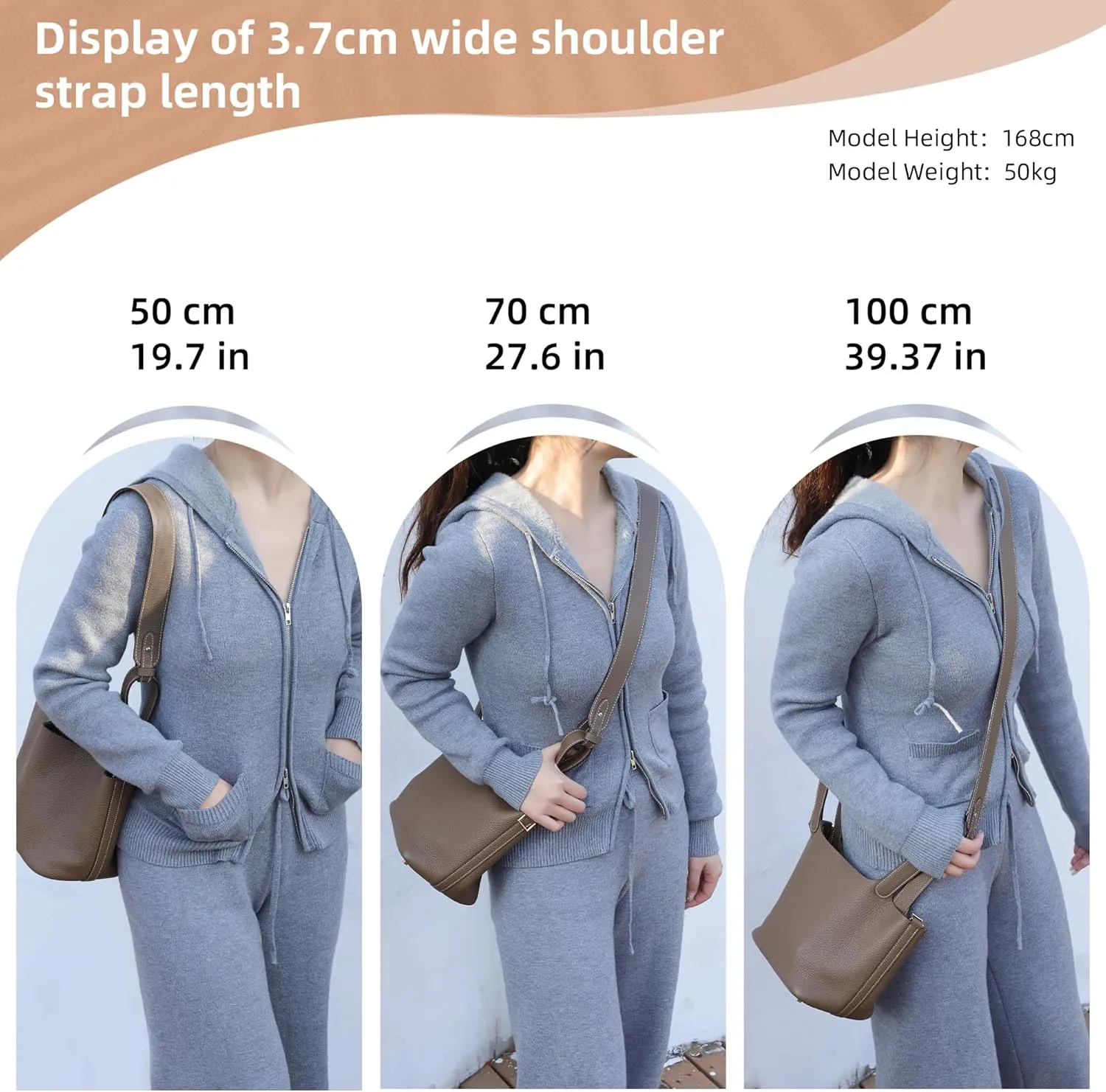DGAZ TC Leather Shoulder Strap for Hermes Picotin/Lindy/Evelyne, Replaceable Crossbody Bags Strap, Handmade