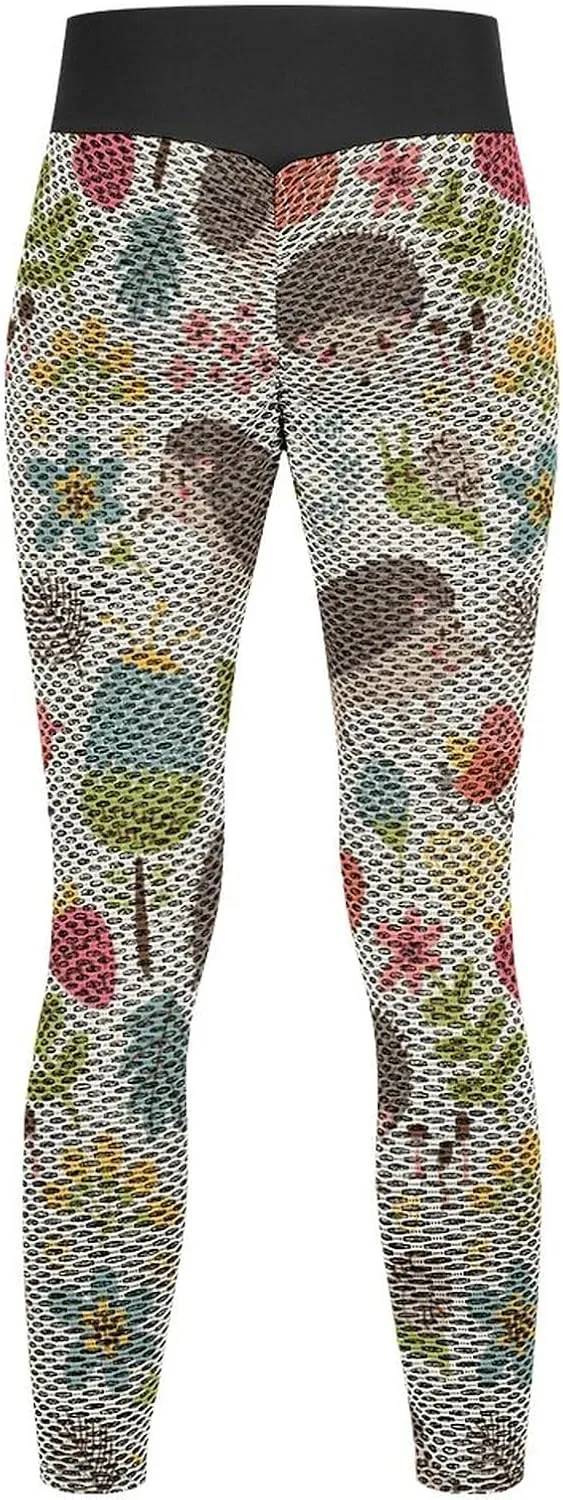 Donnapink Women's Threaded High Waist Yoga Pants, Leggings Workout Outfits for Gym S-XXL