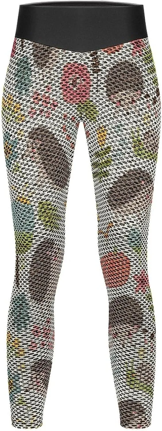 Donnapink Women's Threaded High Waist Yoga Pants, Leggings Workout Outfits for Gym S-XXL