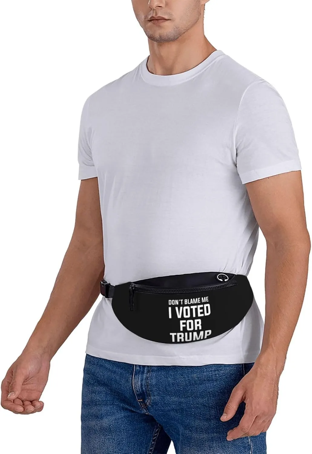 Don'T Blame Me I Didn'T Vote For Him Adjustable Leisure Waistpack Outdoor Sports Running Waistpack Travel Phone Bag