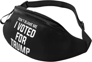 Don'T Blame Me I Didn'T Vote For Him Adjustable Leisure Waistpack Outdoor Sports Running Waistpack Travel Phone Bag