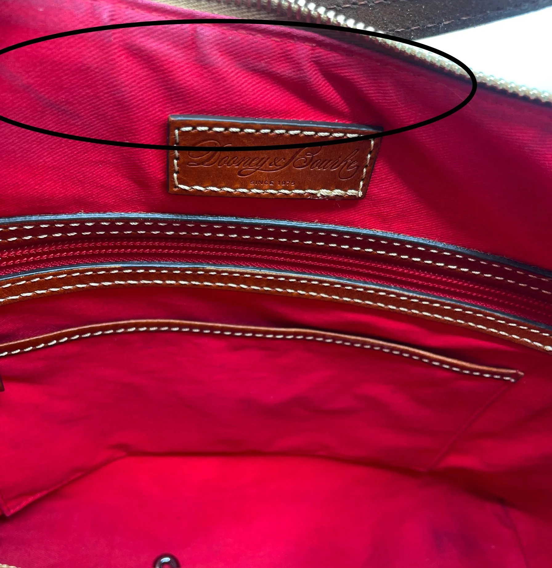 Dooney & Bourke Pebble Grain Hobo