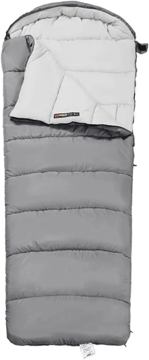 Double Persons Sleeping Bags For Adults Cold Weather 12°C- -18°C Cold-sistant With Hooded -ing For Camping Split Into Single Use