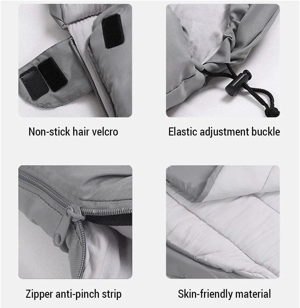 Double Persons Sleeping Bags For Adults Cold Weather 12°C- -18°C Cold-sistant With Hooded -ing For Camping Split Into Single Use