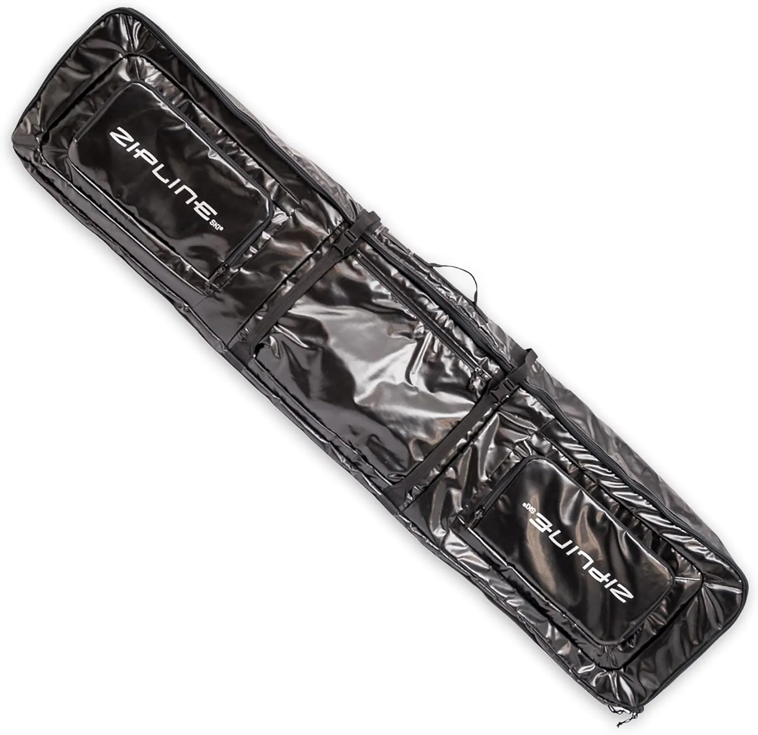 Double Ski Bag with Wheels - Gear & Apparel Storage for Skiers - 180/200 cm Capacity - Durable & Waterproof - Proven Performance - 3 Yr Warranty - Ski & Snowboard Travel Bag