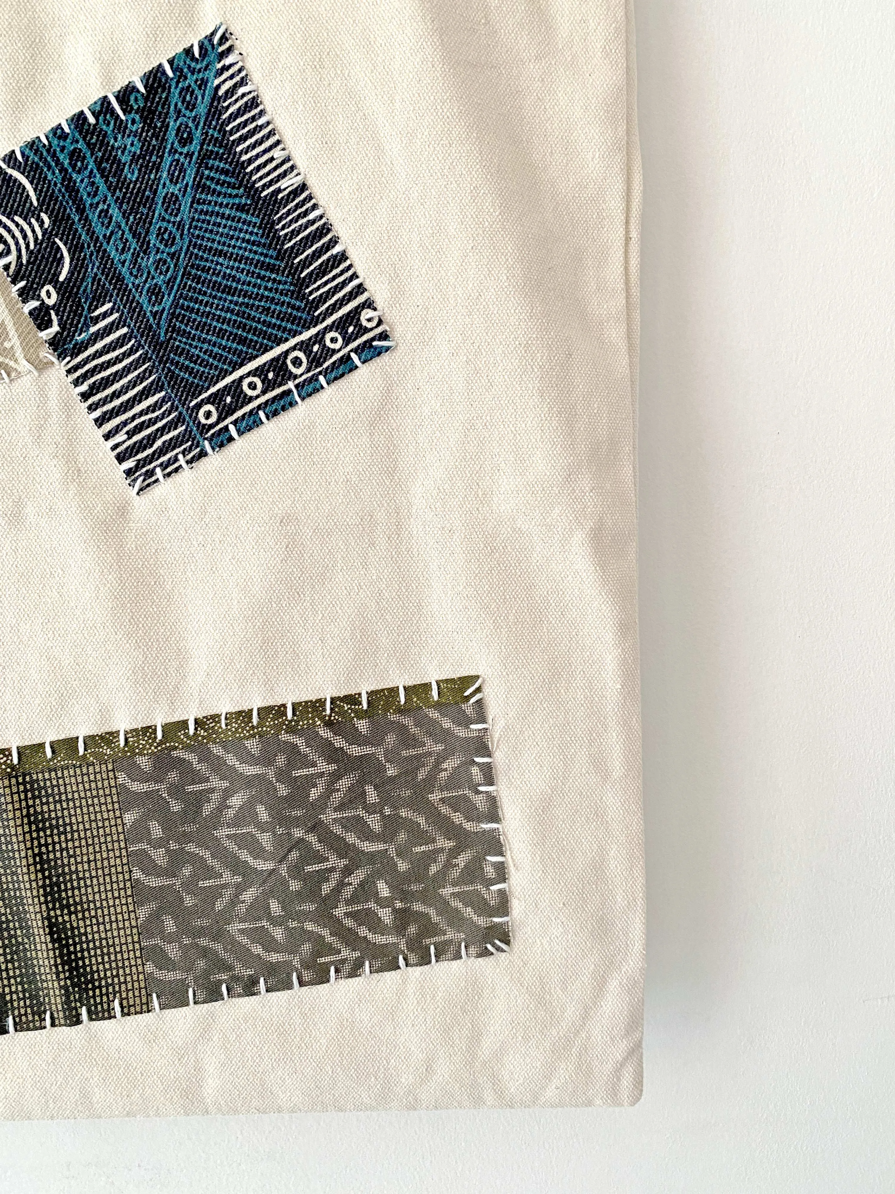 Eco Patchwork Shoulder Tote