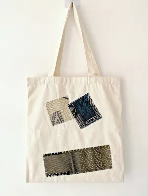 Eco Patchwork Shoulder Tote