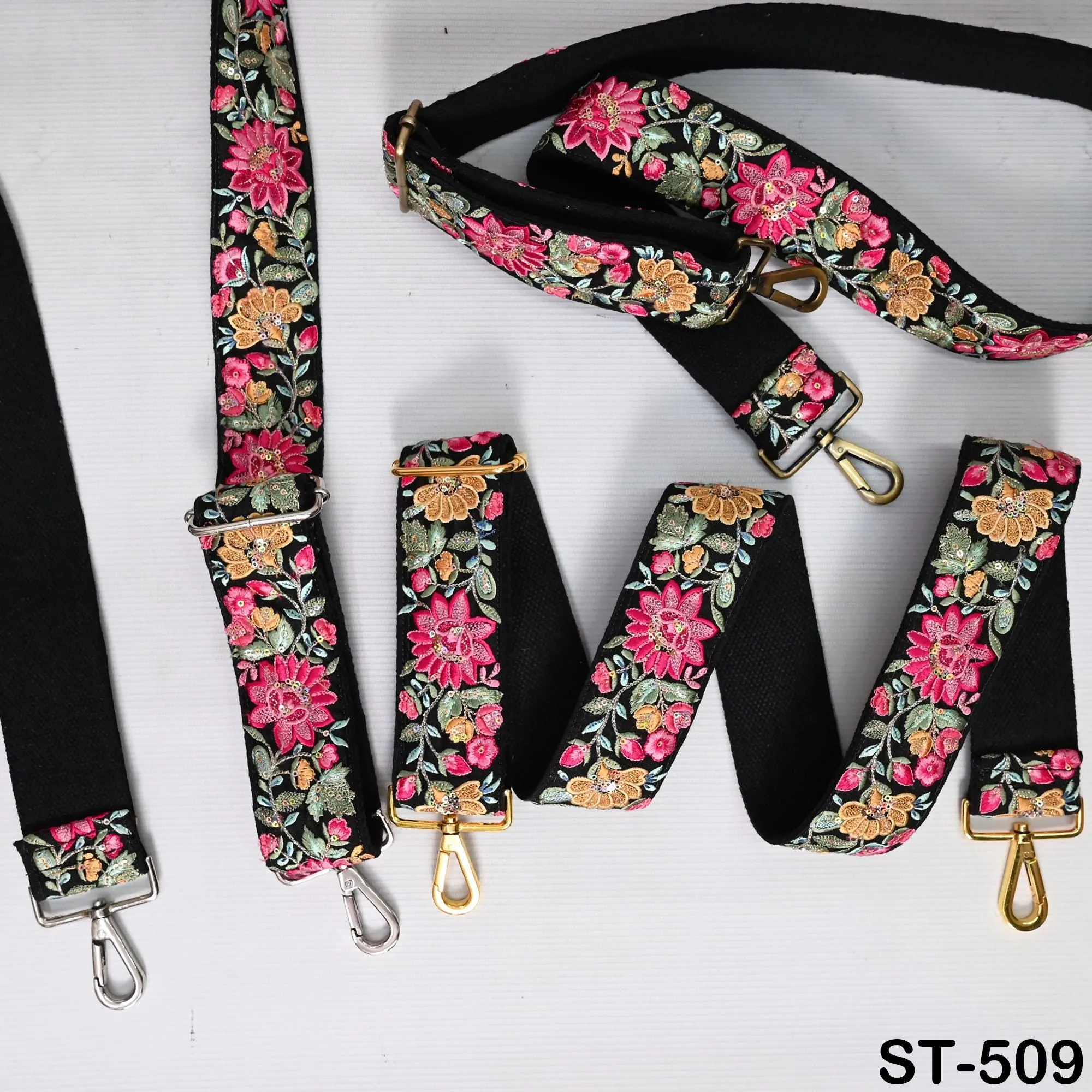 Embroidered Canvas Sling Bag Strap Messenger Crossbody Strap for Purses Handbag Embroidery Replacement Strap Boho Guitar Strap Gift Mother