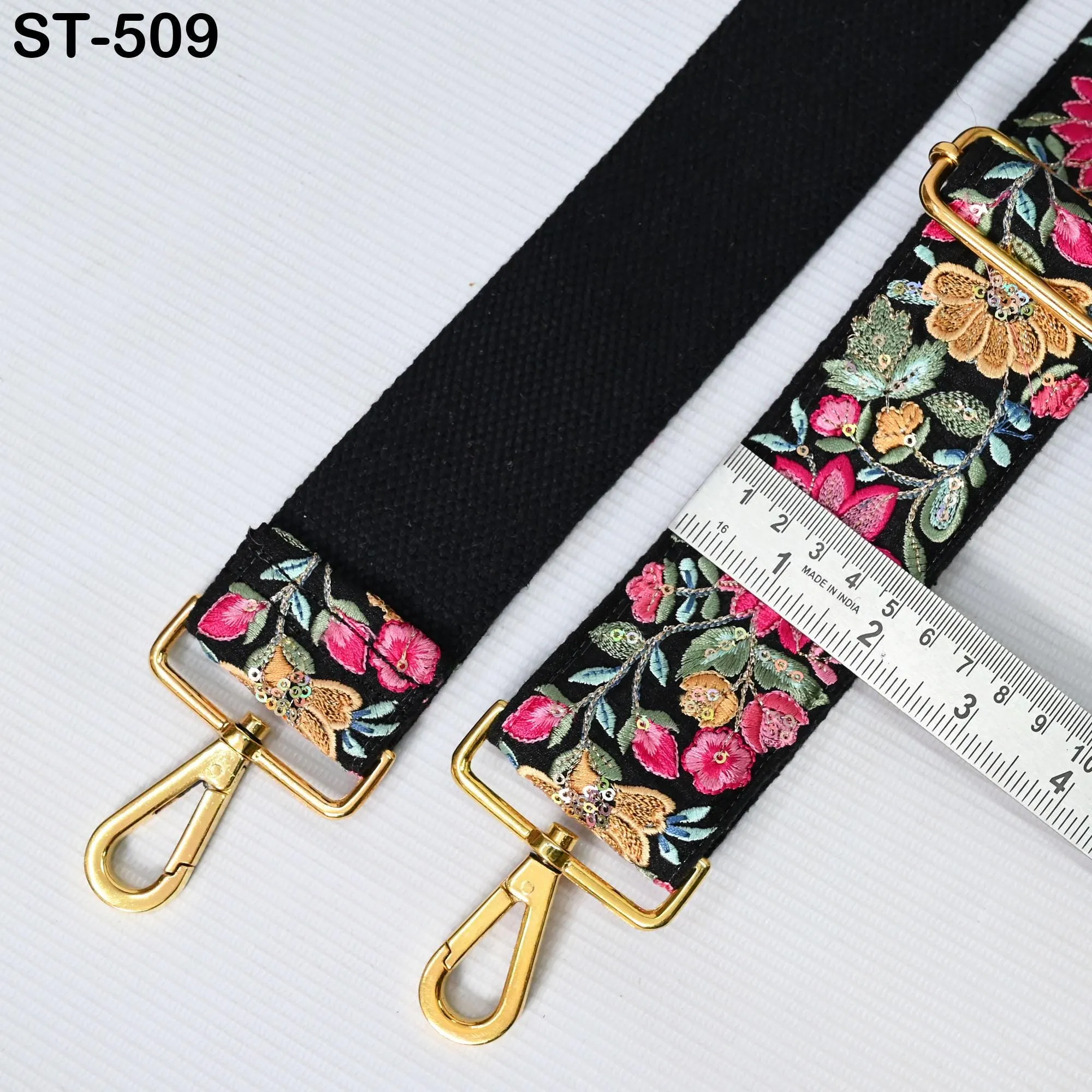 Embroidered Canvas Sling Bag Strap Messenger Crossbody Strap for Purses Handbag Embroidery Replacement Strap Boho Guitar Strap Gift Mother